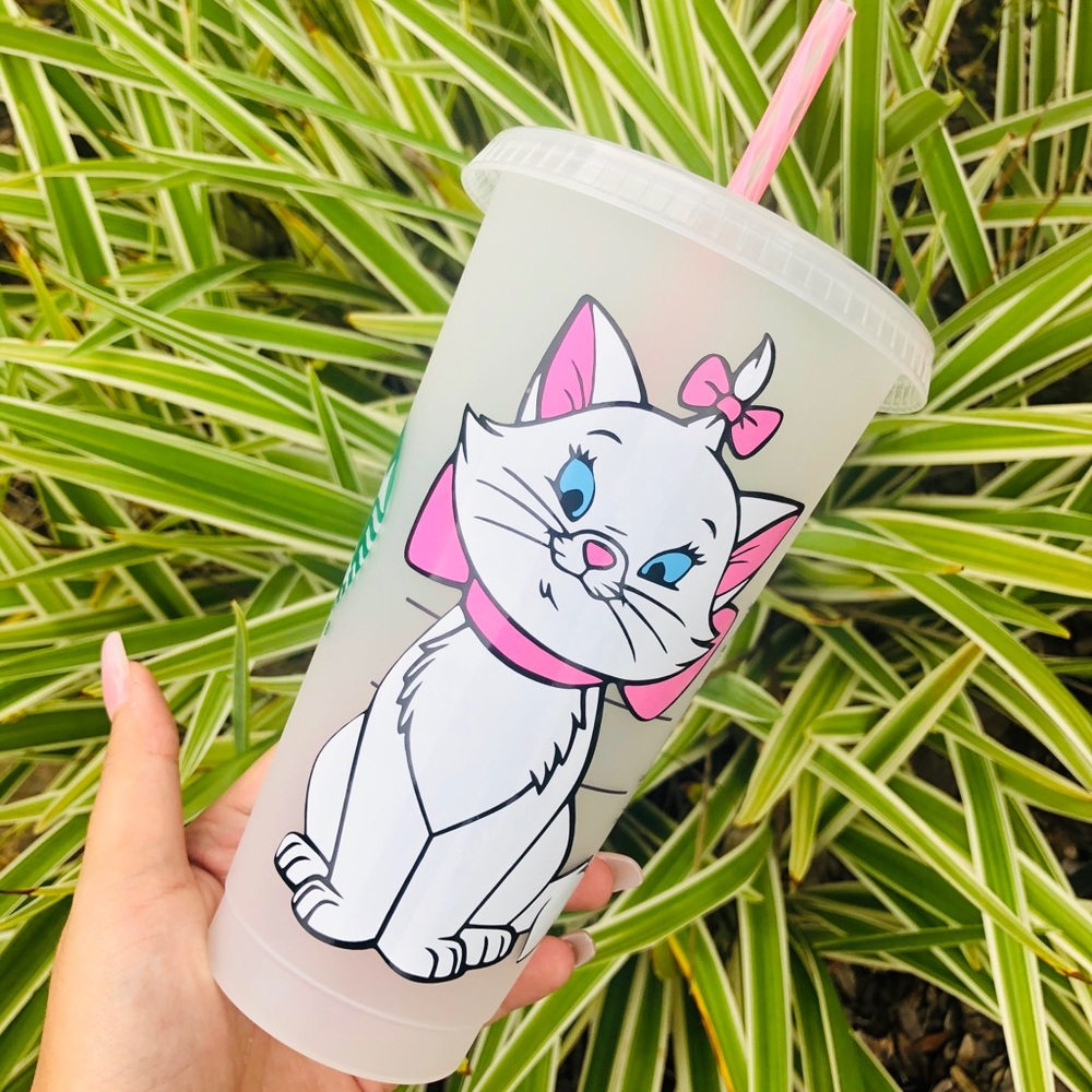 Starbuck Venti Cold Cup Marie Cat